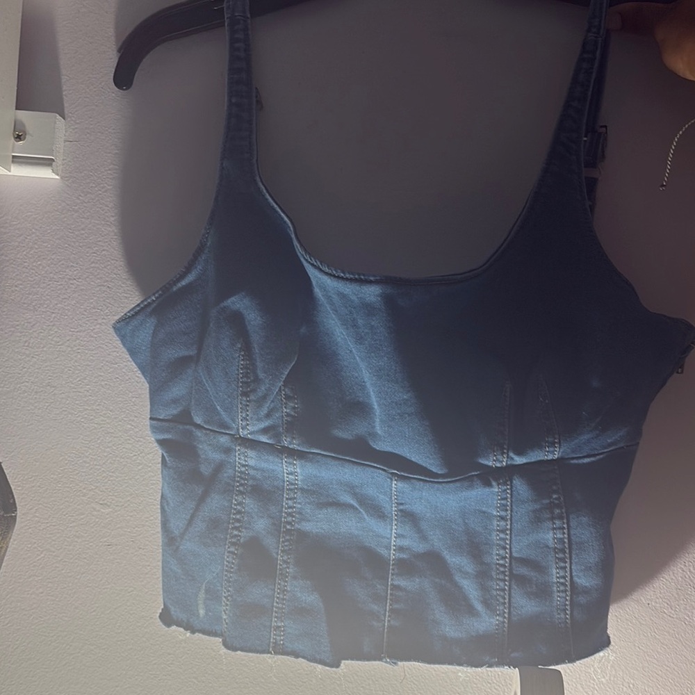 No Boundaries Blue Women's Tank Top